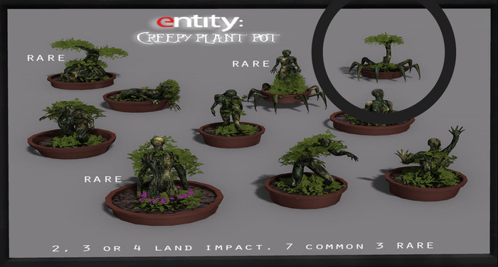 Entity: Creepy plant pot 09