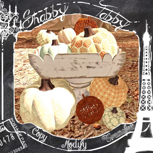 *Shabby* Fall Pumpkin Pile