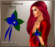 [MHIA] Flower Whrist blue