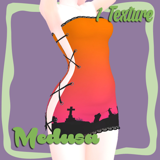 MEDUSA // Graveyard Dress - Sunset (rez)