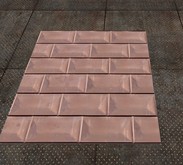 Super Cool Copper Roof Section, Metal Roof, Formal Roof with full Perm Roof Texture Included 7016