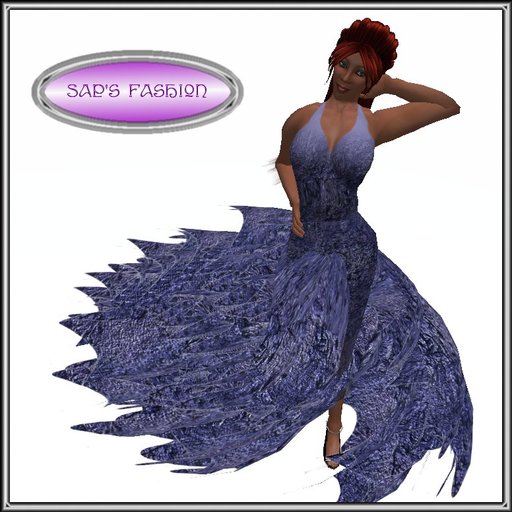 !!Sap's Fashion: Blue Linen(Dress)