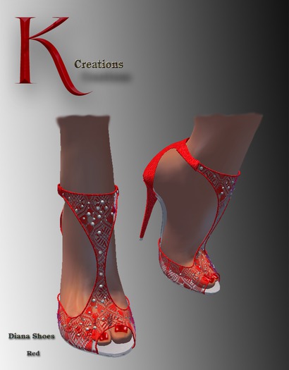 DIANA SHOES - RED