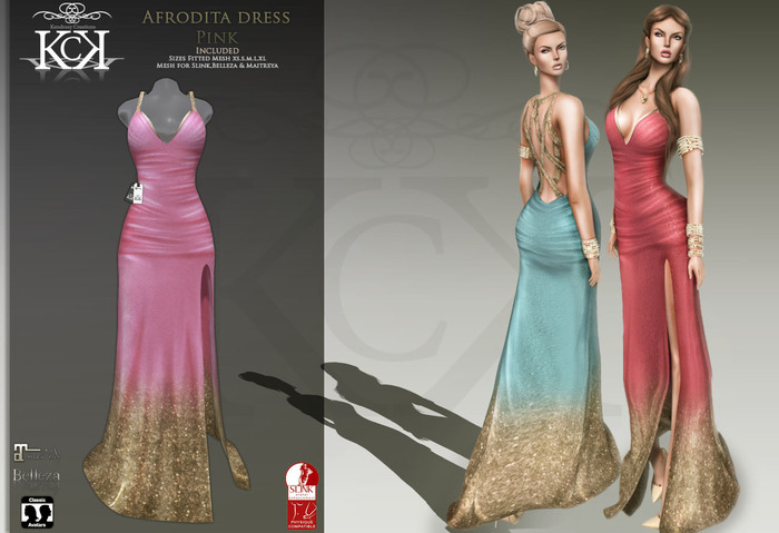 :::KC::: Afrodita Dress Pink