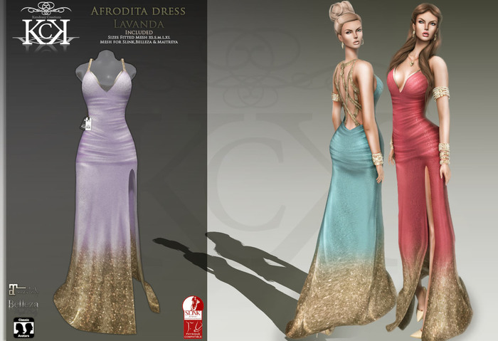 :::KC::: Afrodita Dress Lavanda