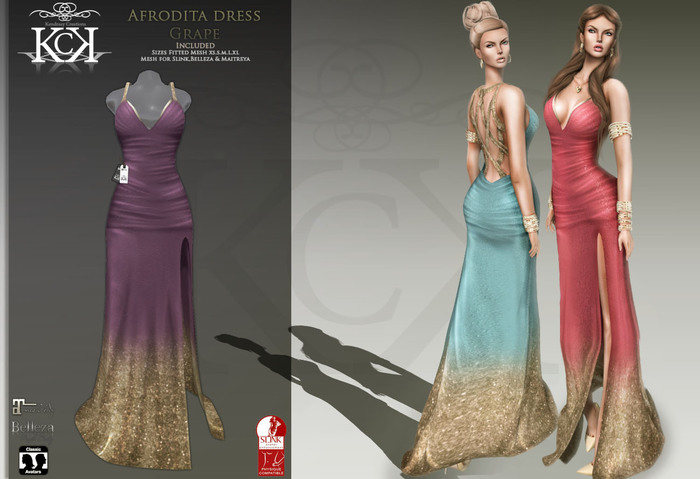 :::KC::: Afrodita Dress Grape