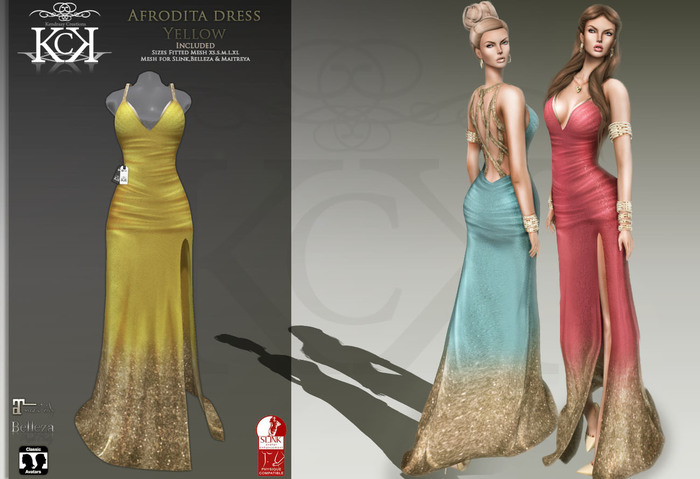 :::KC::: Afrodita Dress Yellow