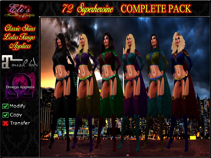 72 Superheroine Box For Lolas Tango Eli's