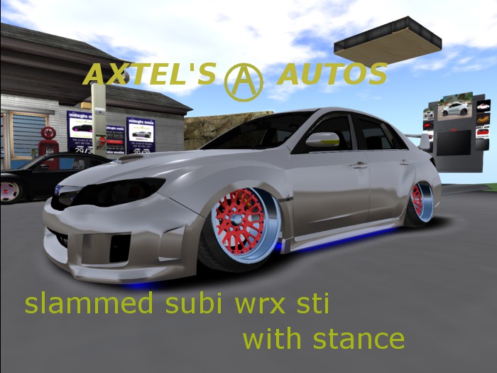 slammed subi wrx sti