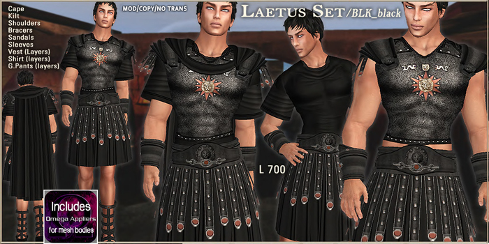 FM Set Laetus v.1 /BLK-black