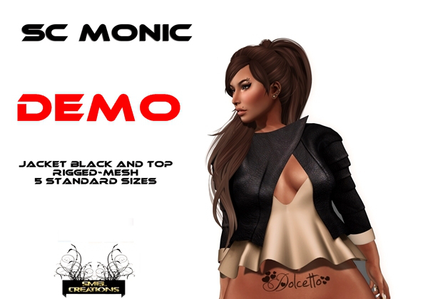 :. SC Monic leather jacket and top - DEMO