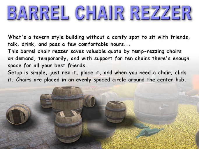 Barrel Chair Rezzer