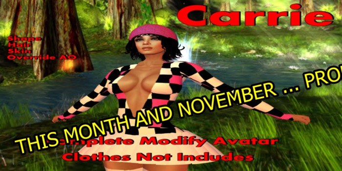 CARRIE AVATAR PROMO