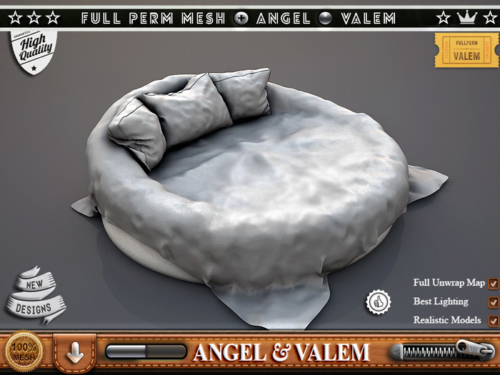 .::VALEM::.  Full Perm Mesh Great Air Mattress And Seat
