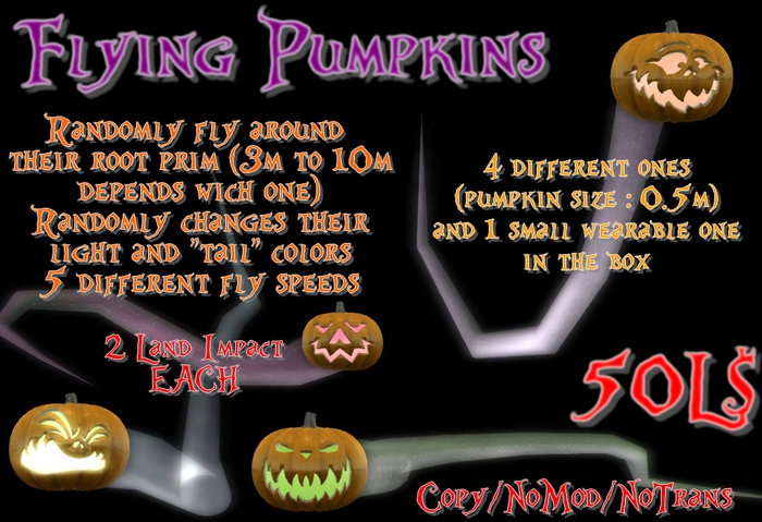 Flying Pumpkins