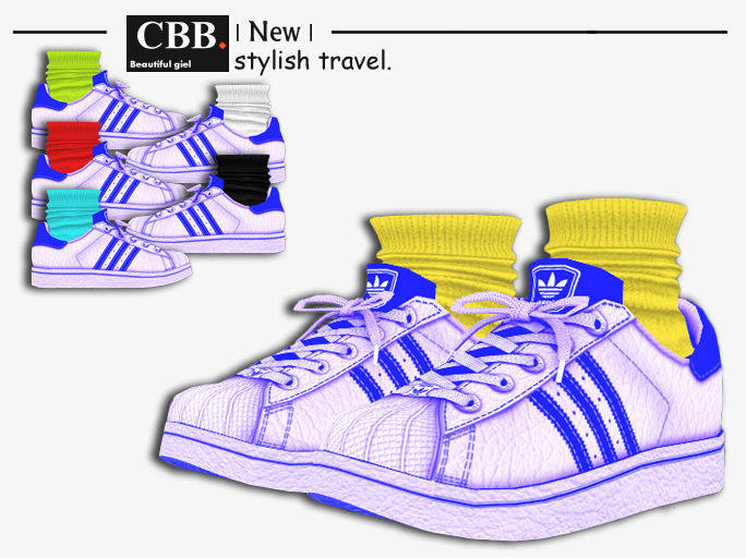 CBB-Sock shoe-Blue