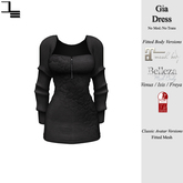 DE Designs - Gia Dress - Black