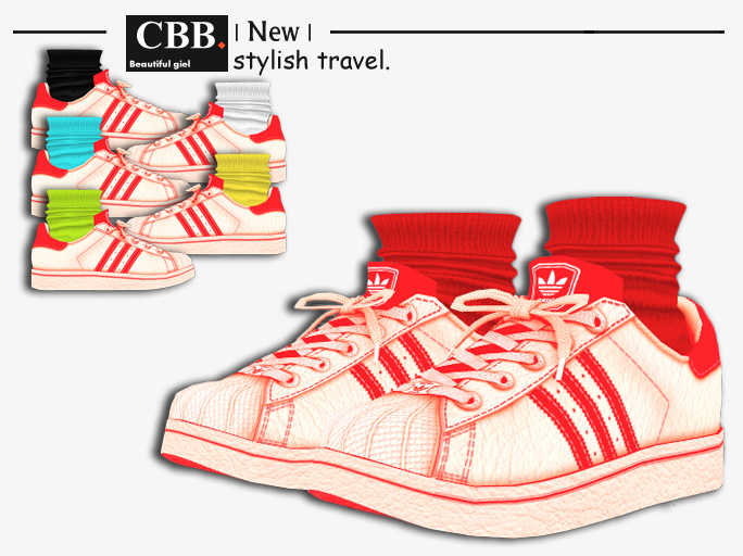 CBB-Sock shoe-Red