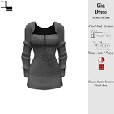 DE Designs - Gia Dress - Grey