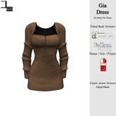 DE Designs - Gia Dress - Mocha