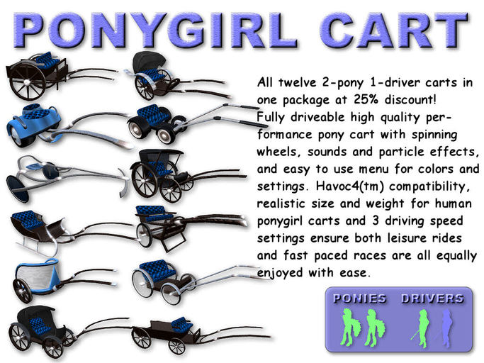Ponycarts Discount Package - All 2P1D