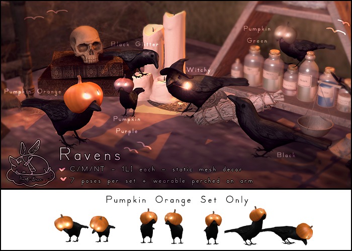 +Half-Deer+ Raven [FATPACK]