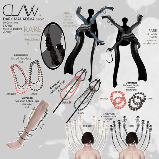 C L A Vv. Dark Mahadeva // Skeleton Cobra Leg Default
