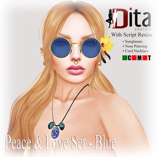 :::DC::: Peace & Love Set - Blue