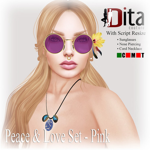 :::DC::: Peace & Love Set - Pink