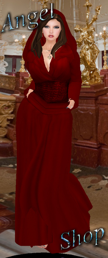 AngelShop Mrs Dress Red