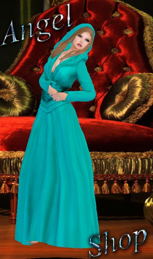 AngelShop Mrs Dress Blue