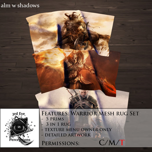 Mesh Rug  warrior set 