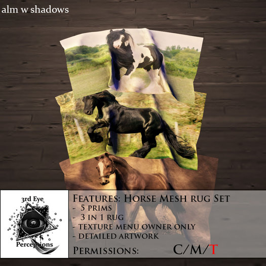 Mesh Rug Horse set 