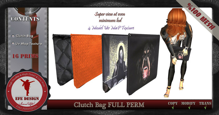 Clutch Bag Full Permission EFE DESIGN