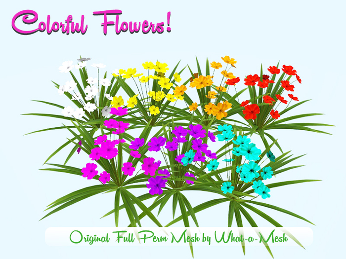 [WaM] Colorful Flowers 1 FULL PERM