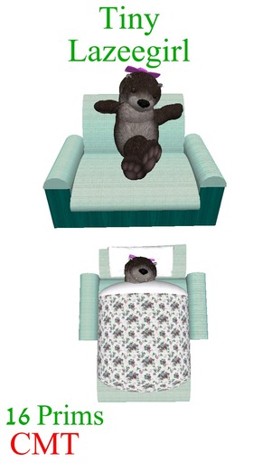 Pawsome - Tiny - Lazeegirl- Green/flowers* - tagTiny