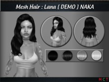 Mesh Hair: Lana. [ DEMO ] NAKA