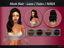 Mesh Hair: Lana. [ FADES ] NAKA