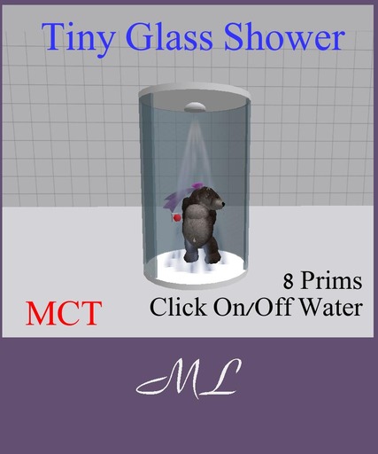 Pawsome -  Tiny Glass Shower - tagTiny