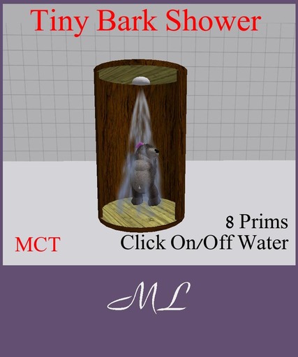 Pawsome -  Tiny Bark Shower tagTiny