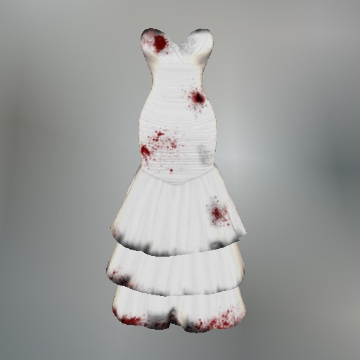 Bloody Bride Mesh Dress box