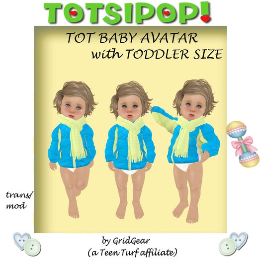 TOTSIPOP! Set of Two Pale Blue and Gold Puffy Jacket (Baby and Toddler)