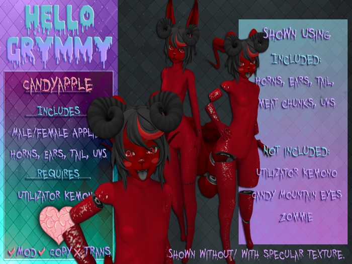 Hello Grymmy! Watermelon Kemono mod