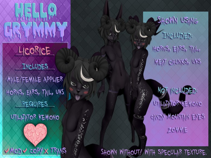 Hello Grymmy! Watermelon Kemono mod