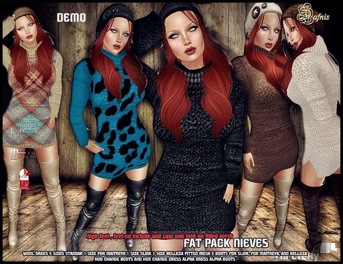 Dafnis fat pack nieves with boots slink  PROMO demo