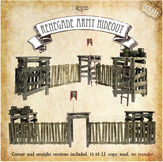 [noctis] Renegade Army Hideout BOXED