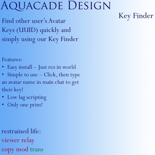 Avatar Key (UUID) finder
