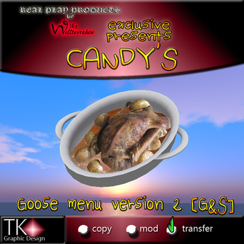 Second Life Marketplace - CANDYs * Goose menu version 2 * Exclusive ...