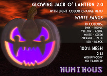 NUMINOUS - Jack O'Lantern - White Fangs (Box) (M/C/NT)
