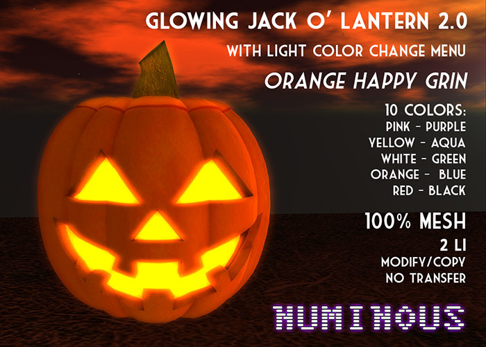 NUMINOUS - Jack O'Lantern - Orange Happy Grin (Box) (M/C/NT)